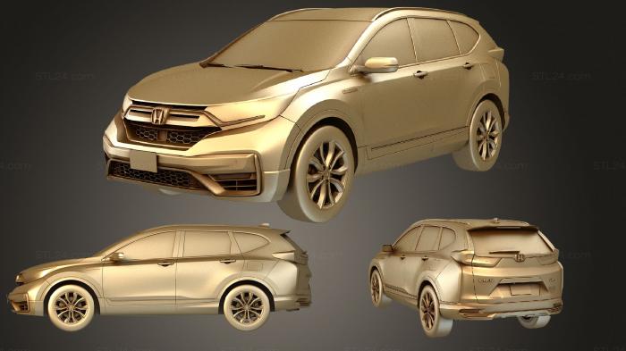 Автомобили и транспорт (Honda CR V 2020, CARS_1895) 3D модель для ЧПУ станка